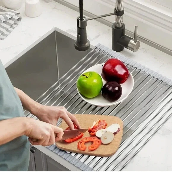 🆕 Over The Sink Dish Drying Rack - Picture 3 of 6